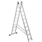 Лестница алюминиевая Алюмет двухсекционная 2x10 ступеней (5210)