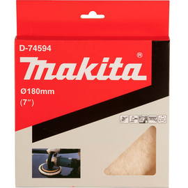 Колпак полировальный Makita шерстяной 180мм (D-74594) — Фото 1