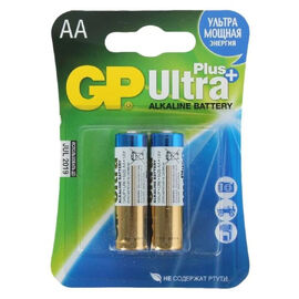 Элемент питания GP Ultra Plus Alkaline 15А (АA) 2шт — Фото 1