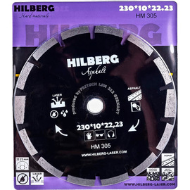 Диск алмазный по асфальту Hilberg Hard Materials 230x22.2мм (HM305) — Фото 1