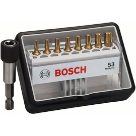 Набор бит Bosch Tх25мм TIN Robust Line + держатель 8шт (576) — Фото 1
