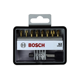 Набор бит Bosch 25мм TIN Robust Line + держатель 8шт (575) — Фото 1