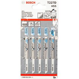 Набор пилок для лобзика по алюминию Bosch T227D 100мм 5шт (030) — Фото 1