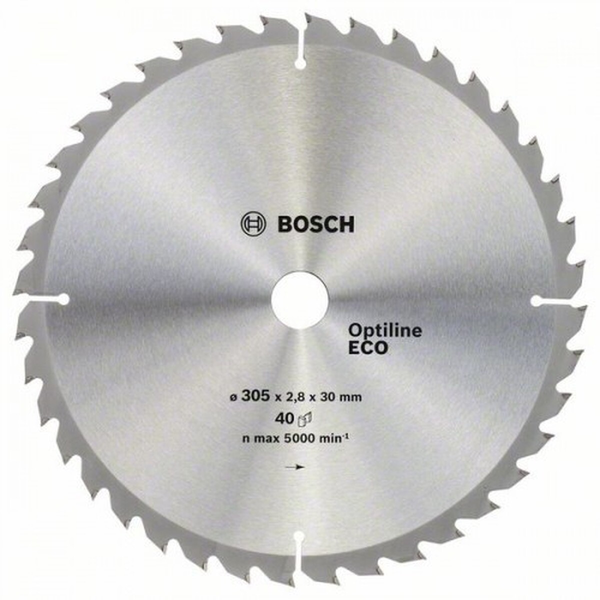 Диск пильный по дереву Bosch Optiline ECO 305х30мм 40T (798) — Фото 1