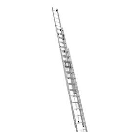 Лестница алюминиевая Алюмет трехсекционная 3x12 ступеней (3312) — Фото 1