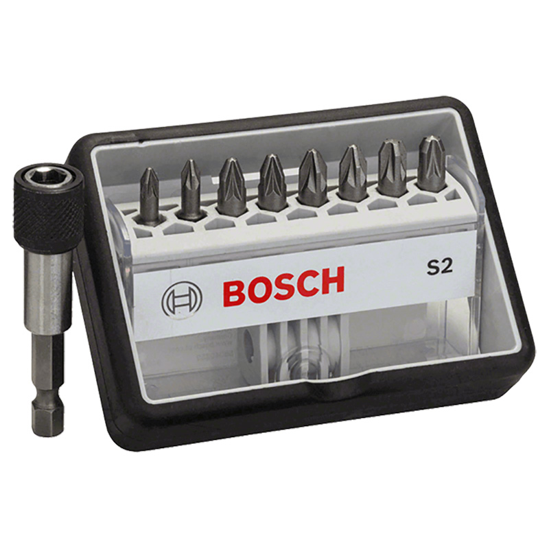 Набор бит Bosch PZ + держатель 8шт (561) — Фото 2