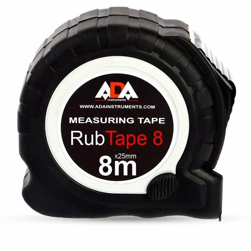 Рулетка измерительная ADA RubTape 8 8м х 25мм с фиксатором А00157 — Фото 4